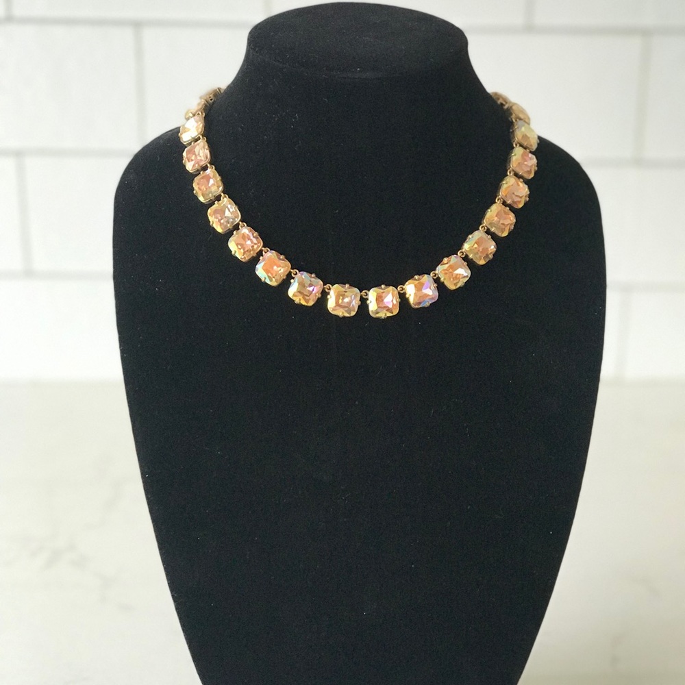 J. crew Iridescence jeweled necklace